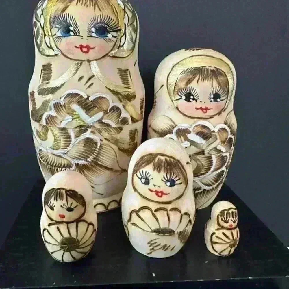 Handmade Nesting Dolls - Picture 2 of 3